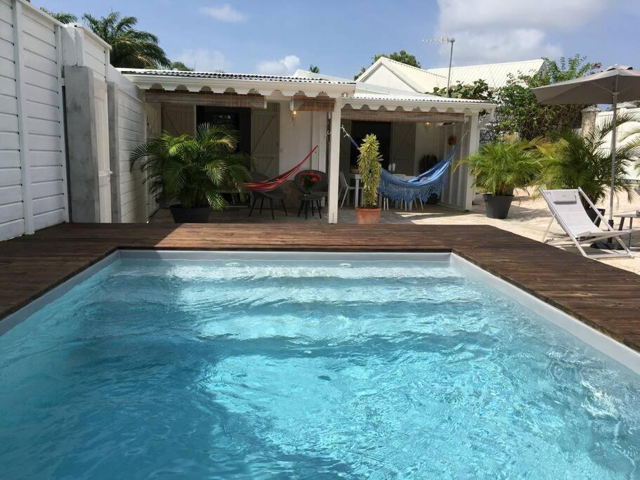 Villa Avec Piscine Privee Сен-Франсуа Экстерьер фото